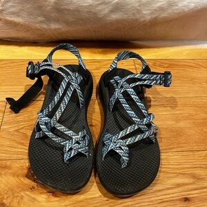 Blue Contrast Chacos